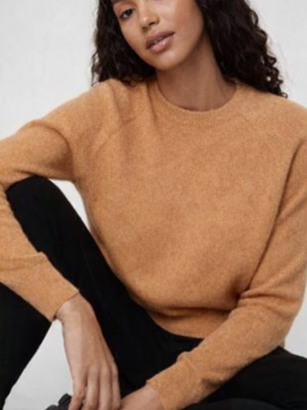 Aritzia The Group Babaton Luxe Cashmere Crewneck Sweater, XS